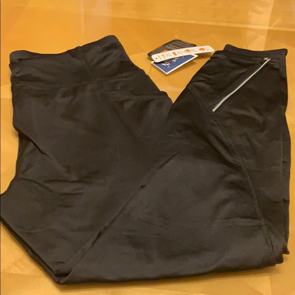 RBX black yoga pants full length skinny bottom